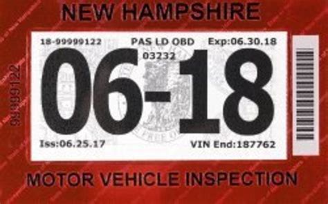 rfid inspection stickers nh|nh department of motor vehicles inspections.